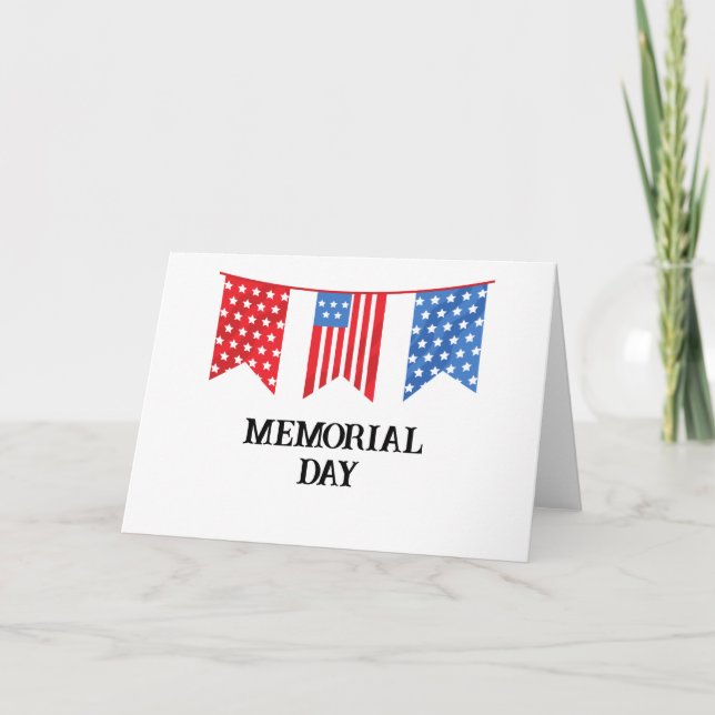 Memorial Day Karte (Vorderseite)