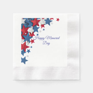 Memorial day napkins serviette