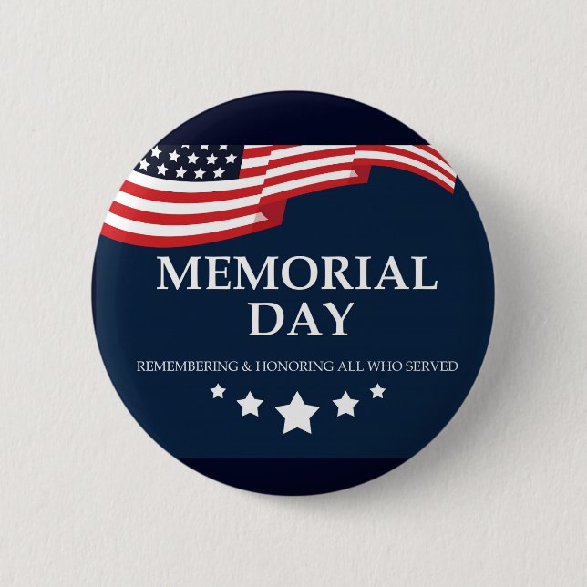 Memorial Day / Remember Button (Vorderseite)