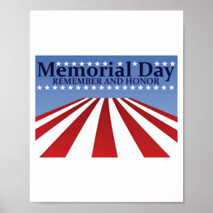 Memorial Day souvenir et horreur Poster