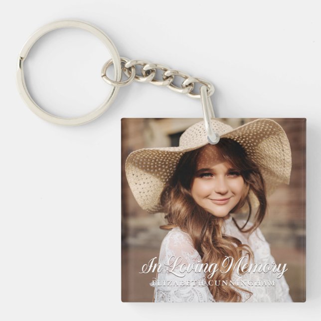 Mémorial en mémoire d'amour classique photo élégan (Devant)