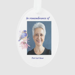 Memorial Foto Geem Bluebird Garden Bird Ornament