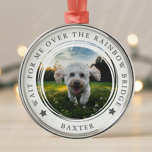 Memorial Foto Rainbow Bridge Ornament Aus Metall (Von Creator hochgeladen)