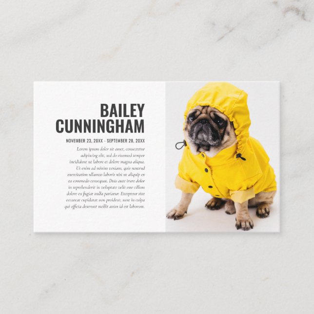 Mémorial funéraire en mémoire d'amour Carte photo  (Devant)