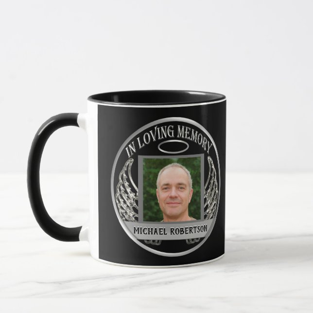 Memorial für benutzerdefiniertes Foto Tasse (Links)