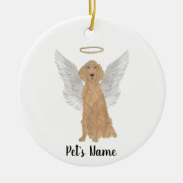 Memorial für das irische Setter-Beileid Keramik Ornament
