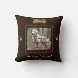 Memorial für Haustiere - Elegante perfekte Erinner Kissen