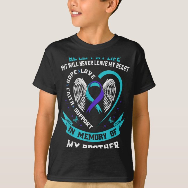 Memorial Grab zur Prävention von Suiziden T-Shirt (Vorderseite)