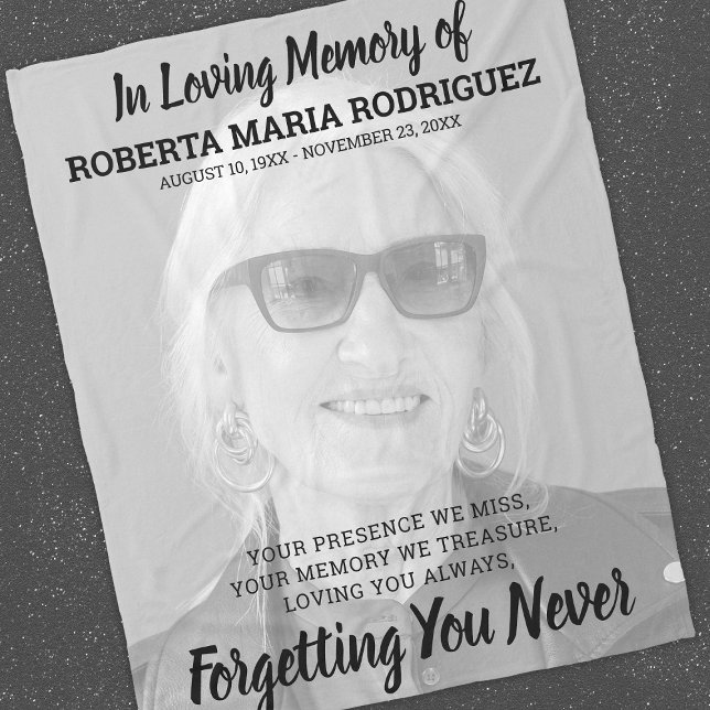 Memorial Grosses Foto Fleecedecke (Von Creator hochgeladen)