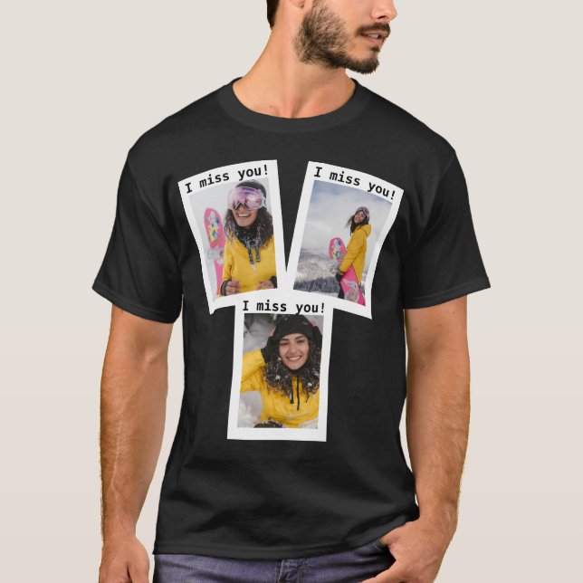 MEMORIAL I Miss You Remembranise Trauer T-Shirt (Vorderseite)