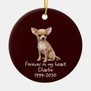 Memorial Keepake Hund Tier anpassen Keramik Keramik Ornament