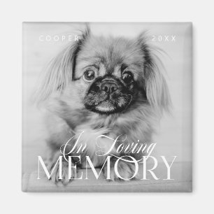 Memorial Love Memory Einfaches modernes Foto Magnet