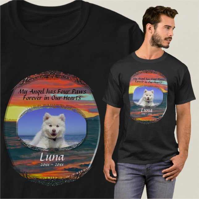 Memorial Mein Engel hat vier Paws 1490 T-Shirt (Von Creator hochgeladen)