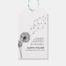 Memorial Minimalismus Botanicals Blume Dandela