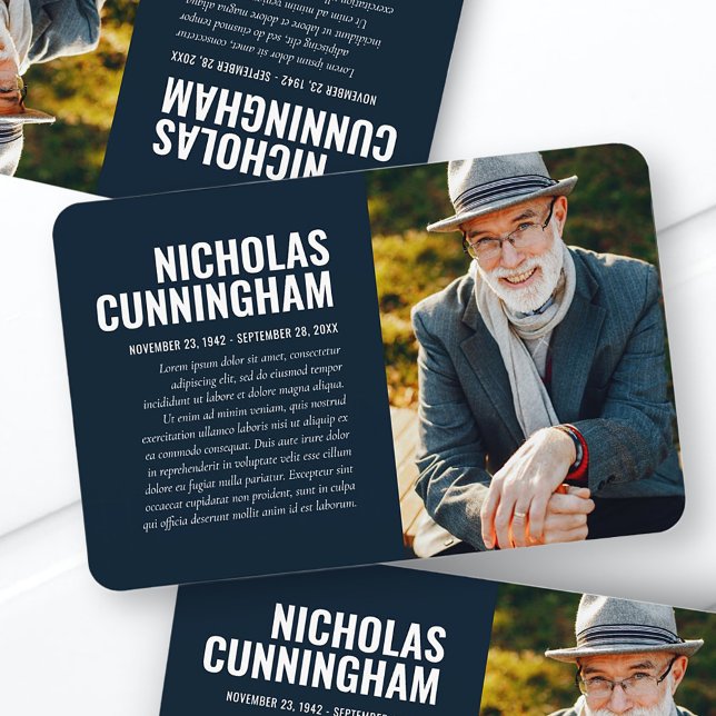 Memorial Modern Foto Praetkarte wahren Magnet (Von Creator hochgeladen)