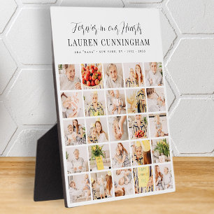 Memorial Modern Simple Minimalistisch 25 Foto Coll Fotoplatte