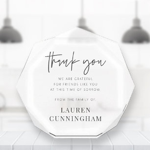 Memorial Modern Simple Minimalistisch Chic Fotoblock