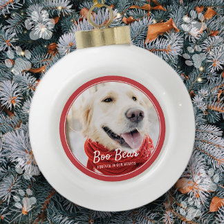 Memorial Moderne Frames Einfaches Foto Keramik Kugel-Ornament