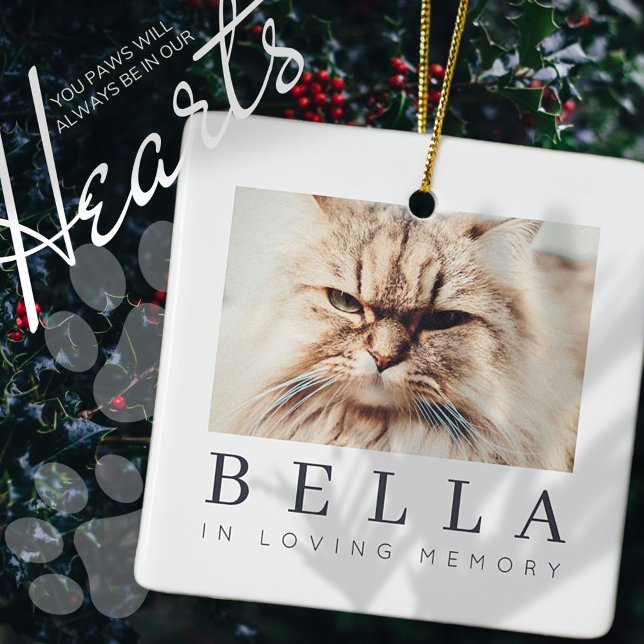 Memorial Modernes Foto mit einfacher Eleganz Keramikornament (Von Creator hochgeladen)