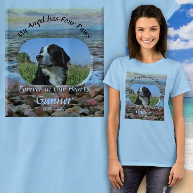 Memorial My Angel hat Four Paws 0742 T-Shirt (Von Creator hochgeladen)