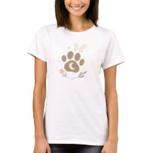 Memorial Paw mit Mond & Butterfly - Beileid