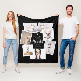 Memorial Personalisiert Multi Foto Collage Fleecedecke
