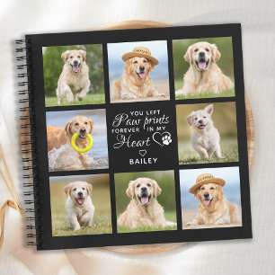 Memorial Personalisiert Pet Loss Foto Collage N Notizbuch