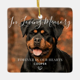 Memorial Personalisiertes Foto Keramik Ornament