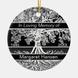 Mémorial personnalisé   Arbre de vie ornement céra