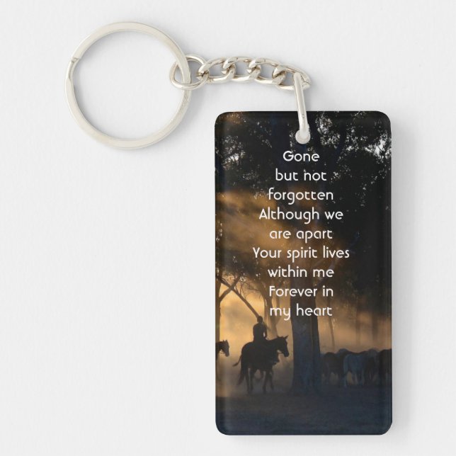 Memorial Photo Forest Trail Walk Horses (Devant)