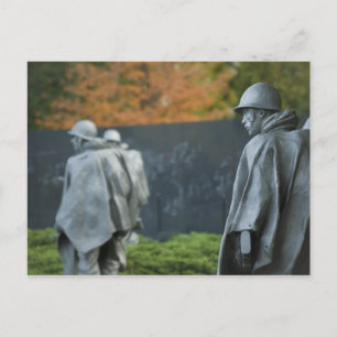Memorial Postcard für Kriegsveteranen Postkarte