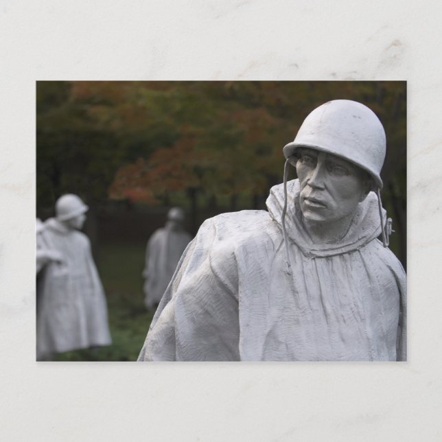 Memorial Postcard für Kriegsveteranen Postkarte (Vorderseite)