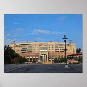 Memorial Stadium Lincoln Nebraska affiche murale