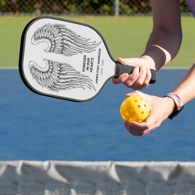 Memorial Wings Personalisiert Pickleball Schläger (InSitu)