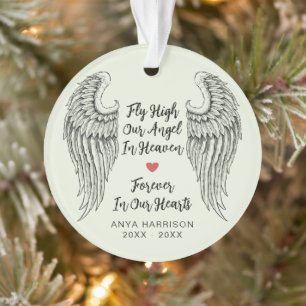 Memorial Wings Volent Haut Notre Ange Dans Le Ciel