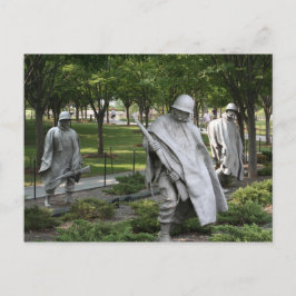 Memorial zum Koreakrieg Postkarte
