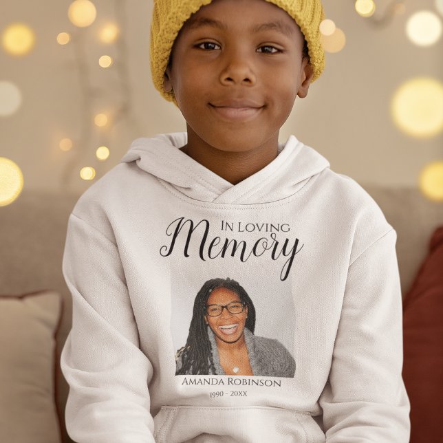 Memorial zum personalisierten Foto Hoodie (Von Creator hochgeladen)