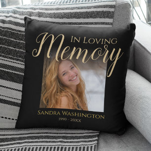 Memorial zum personalisierten Foto Kissen