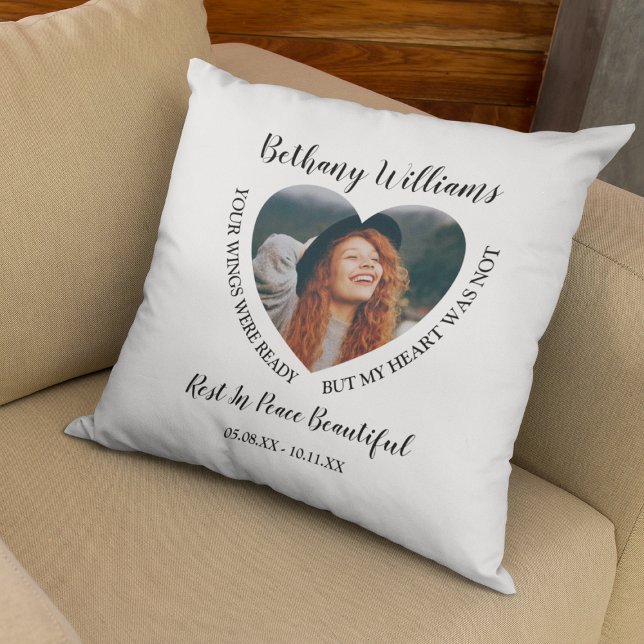 Memorial zum Personalisierten Foto Kissen (Von Creator hochgeladen)