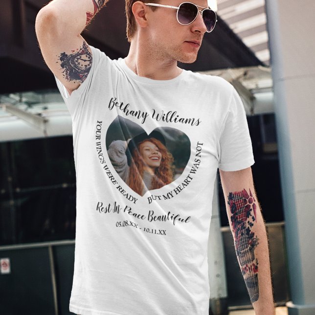 Memorial zum Personalisierten Foto T-Shirt (Von Creator hochgeladen)