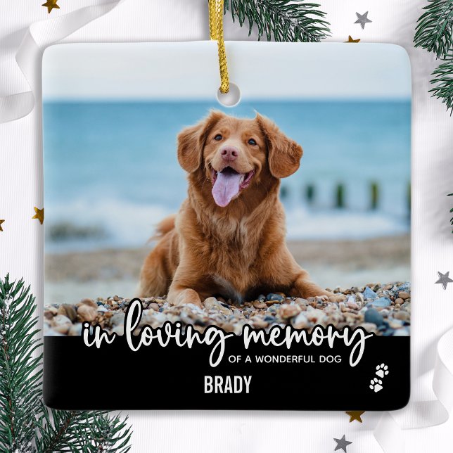 Memorial zum Thema "Benutzerdefinierter Hund-Foto- Keramikornament (Von Creator hochgeladen)