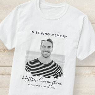 Memorial zum Thema Erinnerung für benutzerdefinie T-Shirt