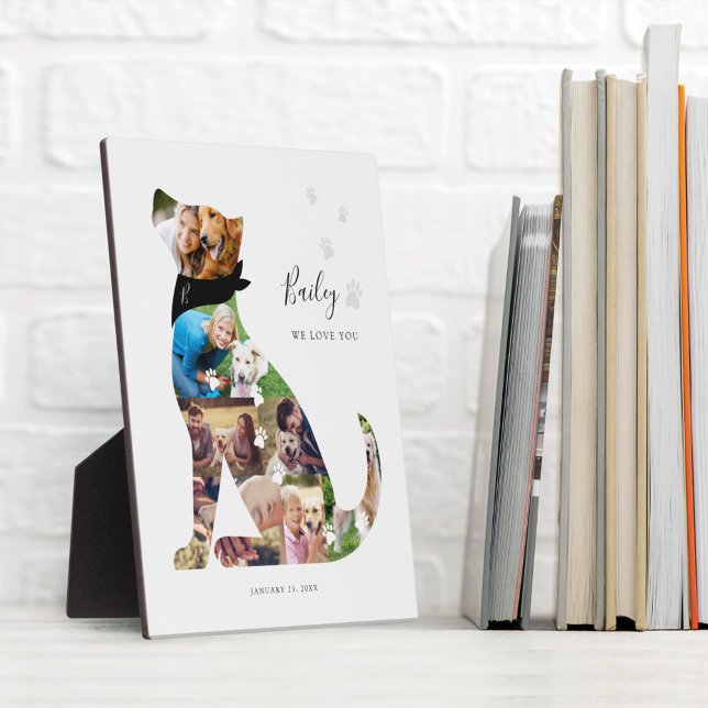 Memorial zum Thema "Love Memory Hund Foto Collage  Fotoplatte (Von Creator hochgeladen)