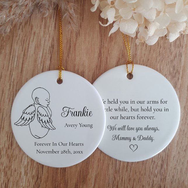 Memorial zum Verlust des Baby Angel Keramik Ornament (Von Creator hochgeladen)