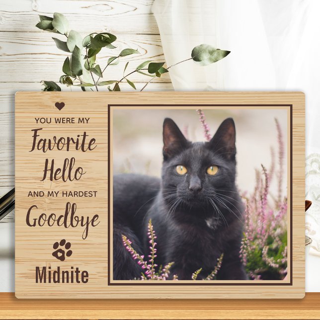 Memorial zum Verlust von Katzen Fotoplatte (Von Creator hochgeladen)