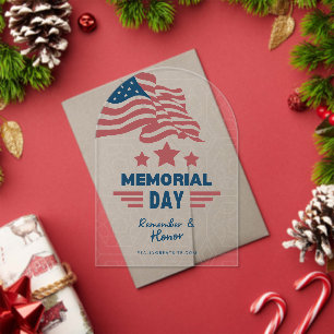#MemorialDayRemember&HonorAcrylicEinladung Acryleinladungen