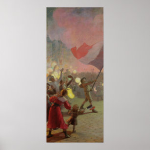 Memory of the National Festival, 1895 Poster