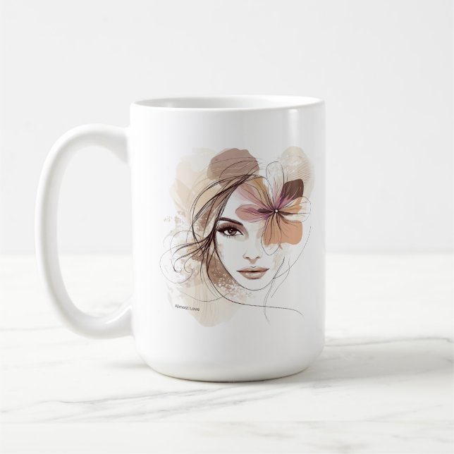 MemoryUs Almost Love Song Lyrik Kaffeetasse (Links)