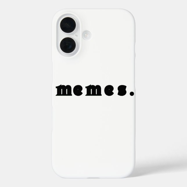 Memos T - Shirt - Funny Internet Culture iPhone 16 Hülle (Rückseite)