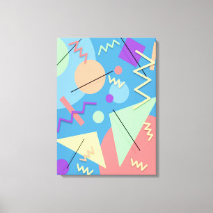 Memphis #4 leinwanddruck